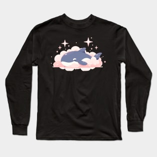 Cute Kawaii Baby Cloud Orca Long Sleeve T-Shirt